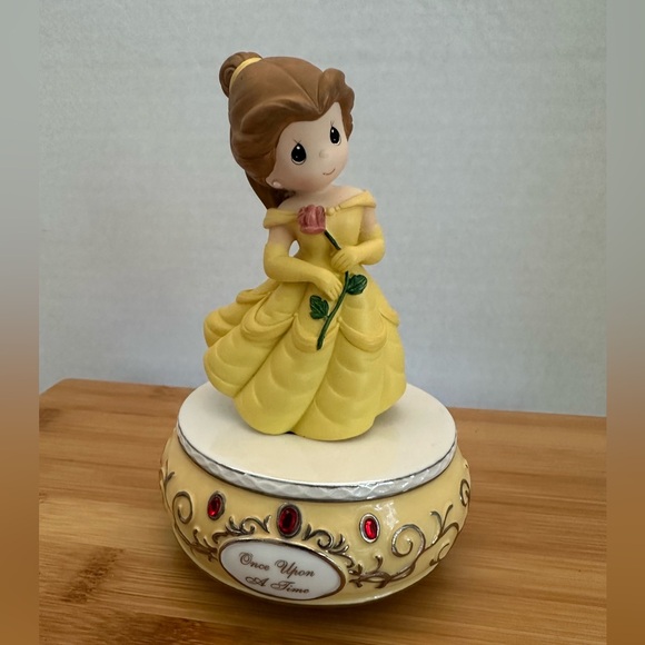 Disney Other - Precious Moments DISNEY BELLE Once Upon A Time Music Box Musical Beauty & Beast